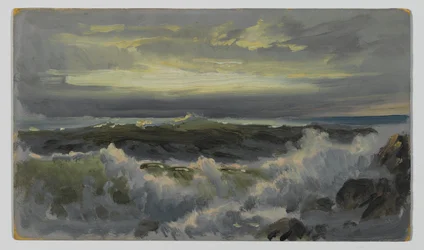 Une mer agitée, après 1890